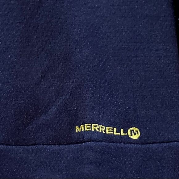 MERRELL Long Sleeve Hooded Pullover Sweater Opti Wick Blue Women’s Size Small - Picture 3 of 6